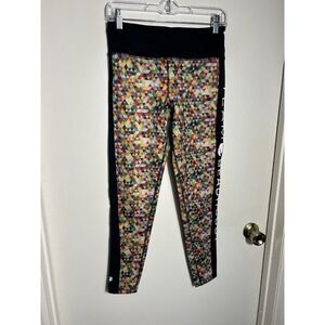 Beachbody Women's M Leggings Rainbow Geometric Triangle‎ Print Team Beachbody